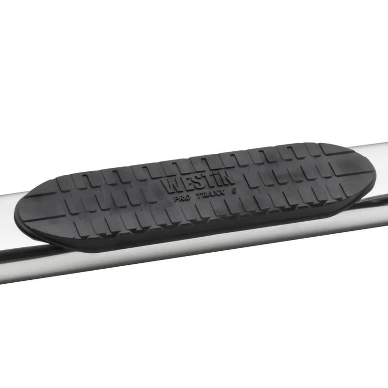 Westin 2009-2018 Dodge/Ram 1500 Crew Cab PRO TRAXX 6 Oval Nerf Step Bars - SS - Back View