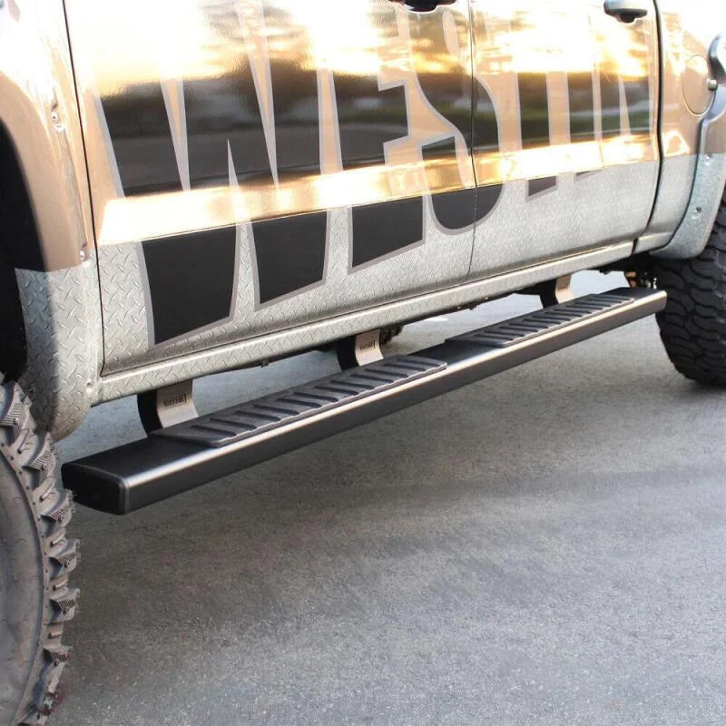 Westin 2009-2018 Dodge/Ram 1500 Crew Cab R7 Nerf Step Bars - Black - Side View