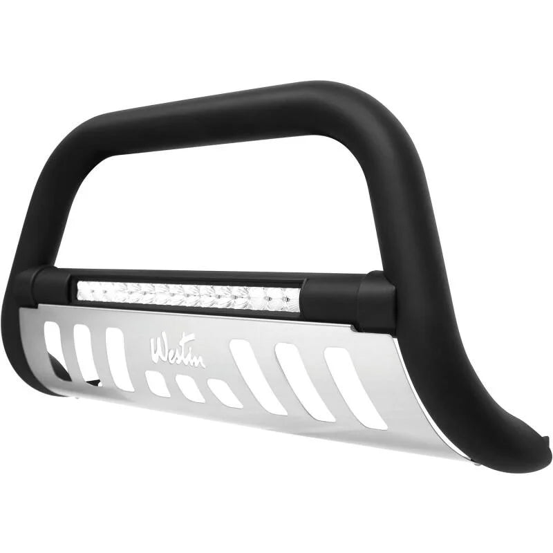 Westin 2009-2018 Dodge/Ram 1500 (Excl. Rebel model) Ultimate LED Bull Bar - Textured Black - Main Product View
