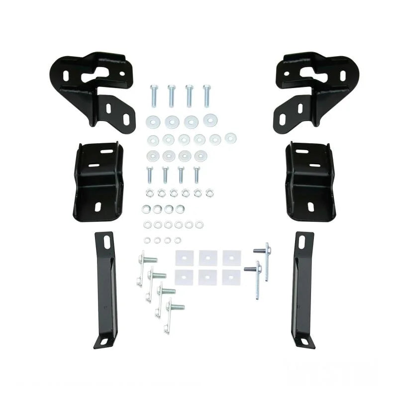 Westin 2009-2018 Dodge/Ram 1500 Quad Cab Platinum 4 Oval Nerf Step Bars - Black - Back View