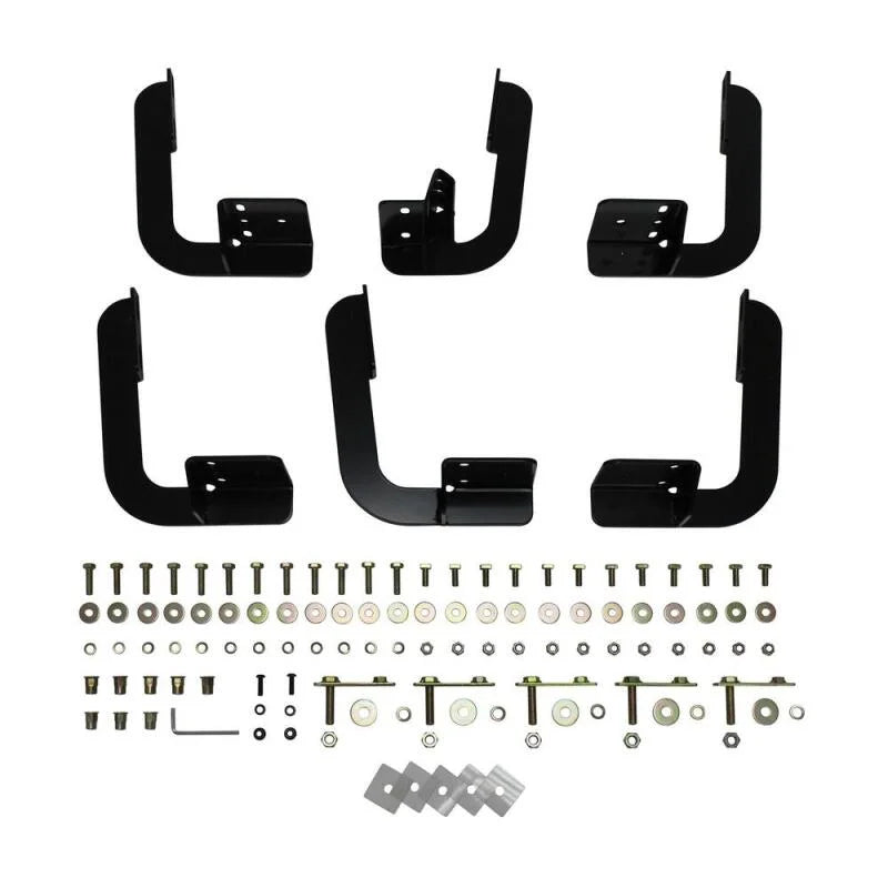 Westin 2009-2018 Dodge/Ram 1500 Quad/Crew Cab Running Board Mount Kit - Black - Main Product View