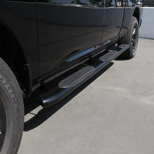 Load image into Gallery viewer, Westin 2009-2018 Ram/Dodge 1500 Quad Cab (6.5 ft Bed) PRO TRAXX 5 WTW Oval Nerf Step Bars - Black - Back View