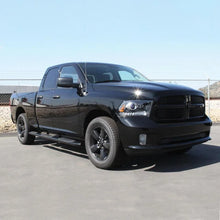 Load image into Gallery viewer, Westin 2009-2018 Ram/Dodge 1500 Quad Cab (6.5 ft Bed) PRO TRAXX 5 WTW Oval Nerf Step Bars - Black - Installation View