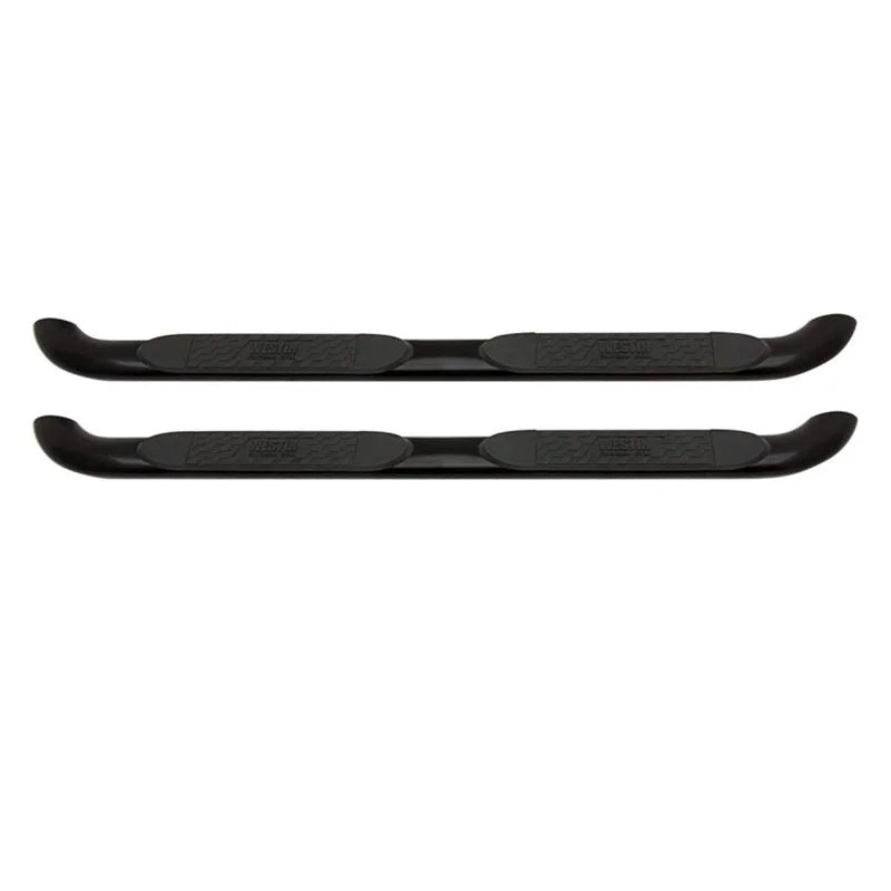 Westin 2010-2013 Toyota 4Runner SR5 (Excl Trail Edition) Platinum 4 Oval Nerf Step Bars - Black - Back View
