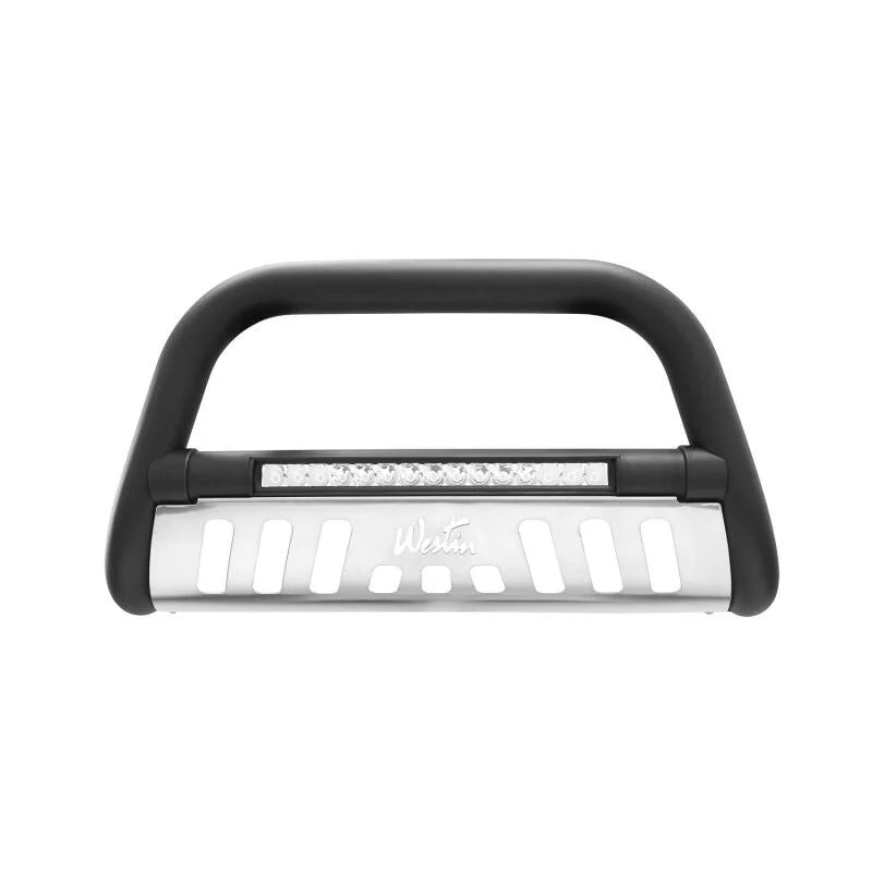 Westin 2010-2017 Toyota 4Runner (Excl Limited) Ultimate LED Bull Bar - Textured Black - Side View