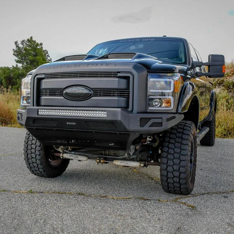 Westin 2011-2016 Ford F-250/350/450/550 Super Duty Pro-Mod Front Bumper - Installation View