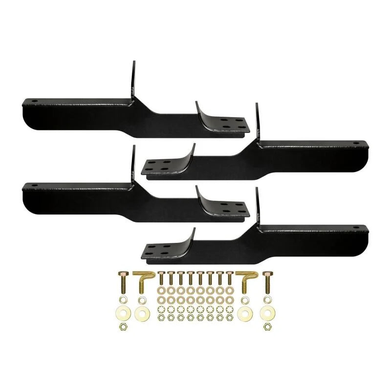 Westin 2011-2018 Dodge/Jeep Durango Premier Oval Nerf Step Bar Mount Kit - Black - Main Product View