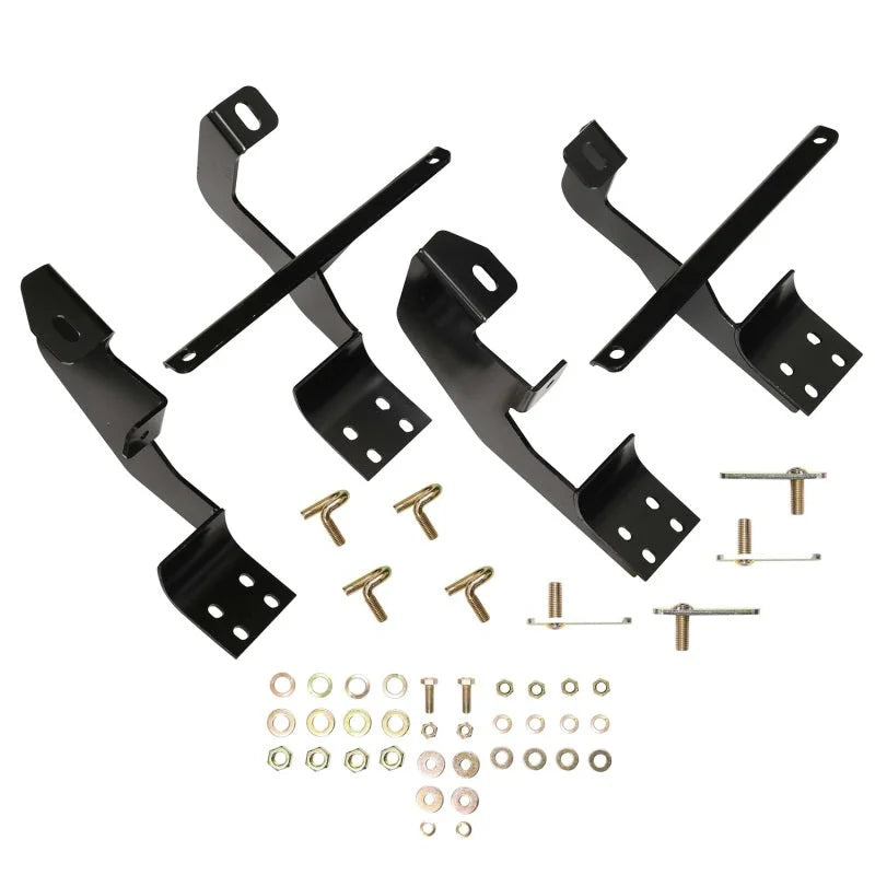 Westin 2011-2018 Ford Explorer 4dr Premier Oval Nerf Step Bar Mount Kit - Black - Main Product View