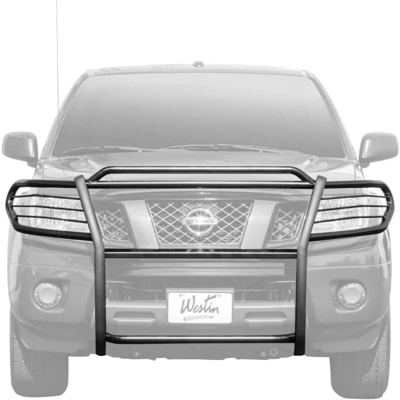 Westin 2012-2018 Nissan Frontier Sportsman Grille Guard - Black - Side View