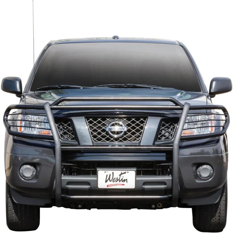 Westin 2012-2018 Nissan Frontier Sportsman Grille Guard - Black - Back View