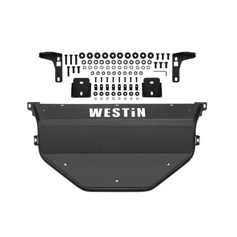 Westin 2013-2018 Ram 1500 Outlaw Bumper Skid Plate - Textured Black - Additional View 6