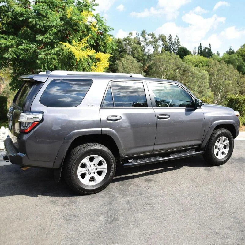 Westin 2014-2017 Toyota 4Runner SR5 PRO TRAXX 5 Oval Nerf Step Bars - Black - Back View