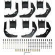 Load image into Gallery viewer, Westin 2014-2018 Chevy Silverado 1500 Crew Cab PRO TRAXX 5 Oval Nerf Step Bars - Black - Additional View 7