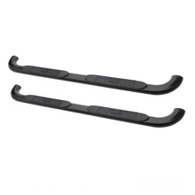 Load image into Gallery viewer, Westin 2014-2018 Chevy Silverado 1500 Dbl Cab (Body Mount) Platinum 4 Oval Nerf Step Bars - Black - Main Product View