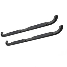 Load image into Gallery viewer, Westin 2014-2018 Chevy Silverado 1500 Dbl Cab (Body Mount) Platinum 4 Oval Nerf Step Bars - Black - Side View