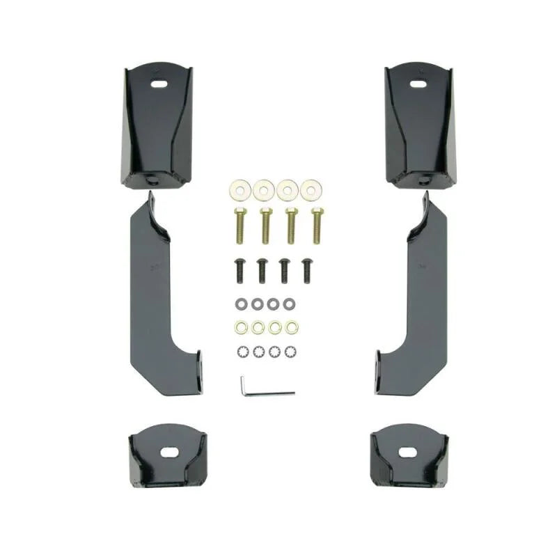 Westin 2014-2018 Chevy Silverado 1500 Dbl Cab (Body Mount) Platinum 4 Oval Nerf Step Bars - SS - Back View