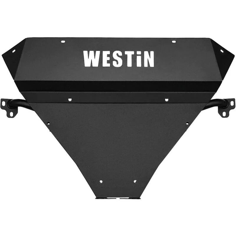 Westin 2014-2018 Chevy Silverado 1500 Outlaw Bumper Skid Plate - Textured Black - Main Product View