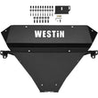 Load image into Gallery viewer, Westin 2014-2018 Chevy Silverado 1500 Outlaw Bumper Skid Plate - Textured Black - Installation View