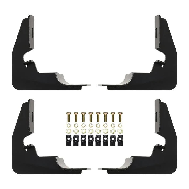Westin 2014-2018 Chevy Silverado 1500 Reg Cab Premier Oval Nerf Step Bar Mount Kit - Black - Main Product View