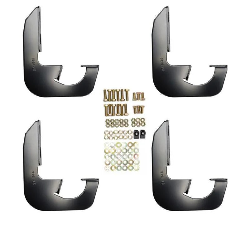 Westin 2014-2018 Chevy Silverado 1500 Reg Cab (Rocker Mount) Running Board Mount Kit - Black - Main Product View