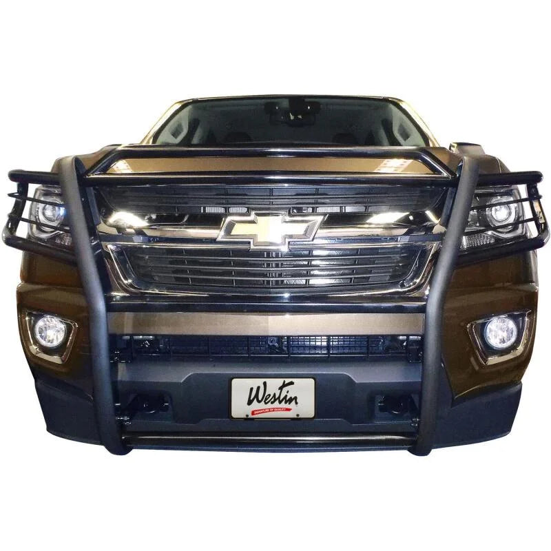 Westin 2015-2018 Chevrolet Colorado 43135 WD Sportsman Grille Guard - Black - Back View
