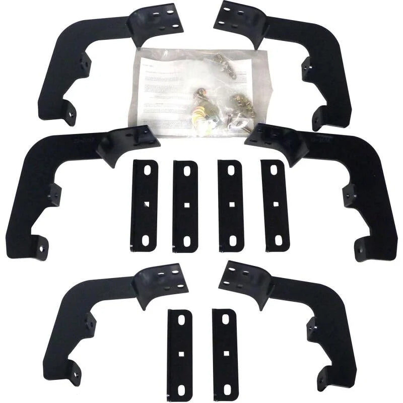 Westin 2015-2018 Chevrolet/GMC Colorado/Canyon Crew Cab Premier Oval Nerf Step Bar Mount Kit - Black - Main Product View