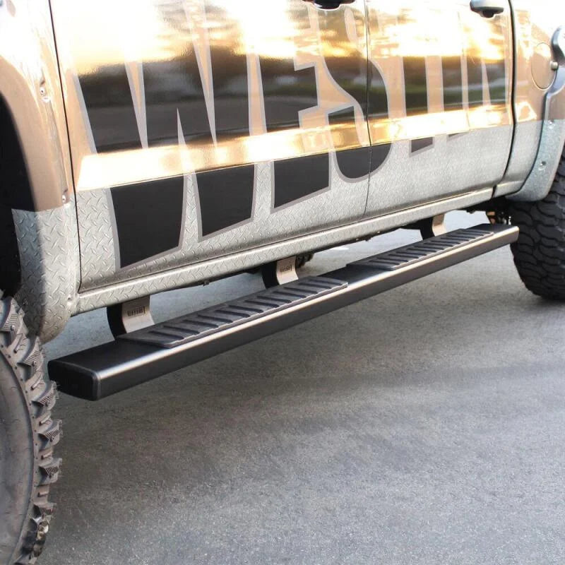 Westin 2015-2018 Chevrolet/GMC Colorado/Canyon Crew Cab R7 Nerf Step Bars - Black - Side View