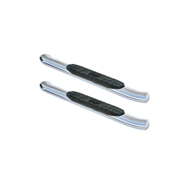 Westin 2015-2018 Chevy Silv 25/3500 Reg Cab Dsl (Rocker Mount) PRO TRAXX 4 Oval Nerf Step Bars - SS - Side View
