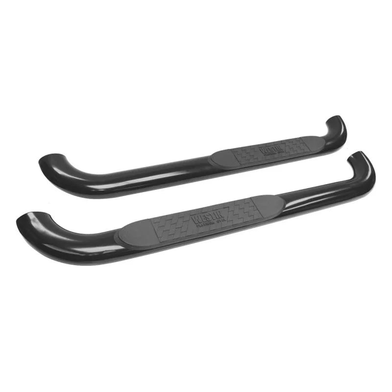 Westin 2015-2018 Ford F-150 Reg Cab Platinum 4 Oval Nerf Step Bars - Black - Main Product View