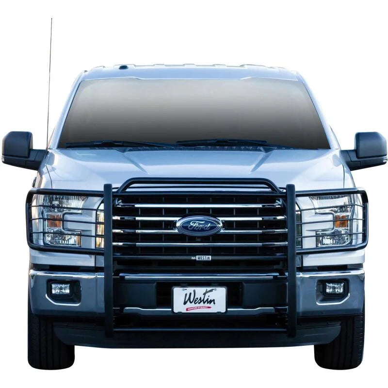 Westin 2015-2018 Ford F-150 Sportsman Grille Guard - Black - Installation View