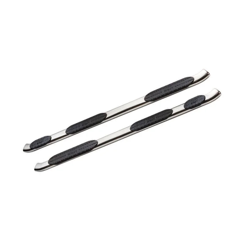 Westin 2015-2018 Ford F-150 SuperCab (6.5ft Bed) PRO TRAXX 5 WTW Oval Nerf Step Bars - SS - Main Product View