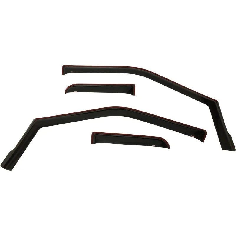 Westin 2015-2018 Ford F-150 SuperCab Wade In-Channel Wind Deflector 4pc - Smoke - Main Product View