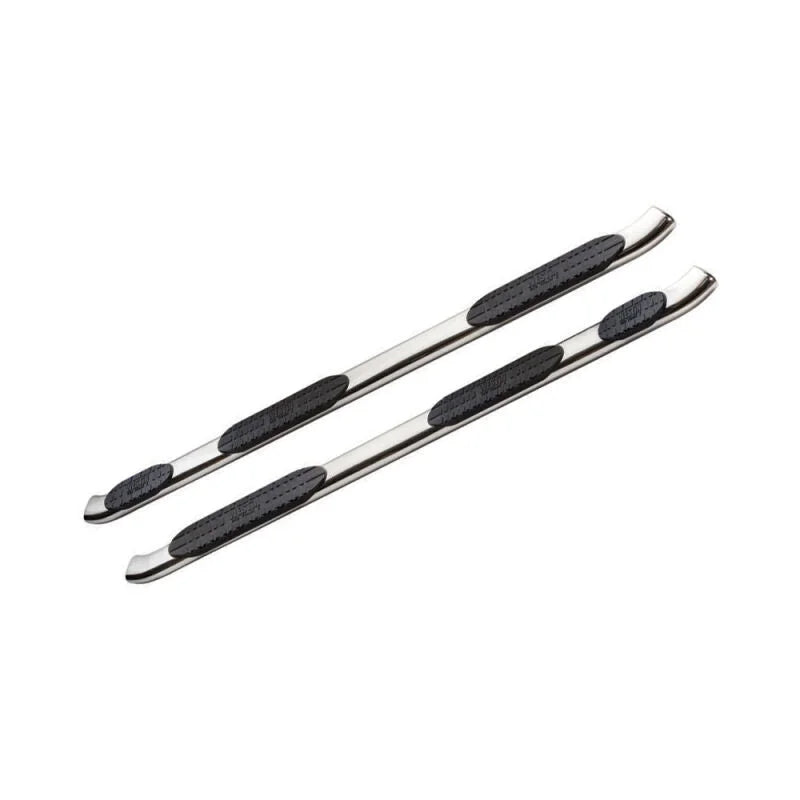 Westin 2015-2018 Ford F-150 SuperCrew (6.5ft Bed) PRO TRAXX 5 WTW Oval Nerf Step Bars - SS - Main Product View