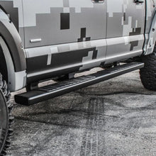 Load image into Gallery viewer, Westin 2015-2018 Ford F-150 SuperCrew R7 Nerf Step Bars - Black - Side View