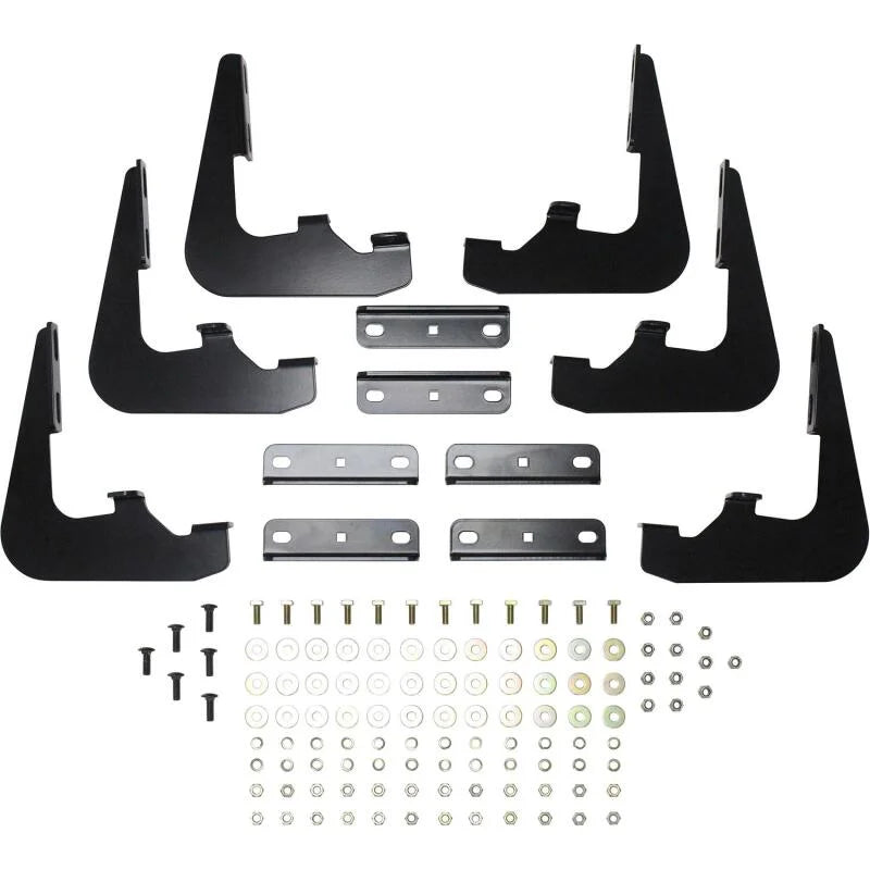 Westin 2015-2018 Ford F-150 SuperCrew Running Board Mount Kit - Black - Side View