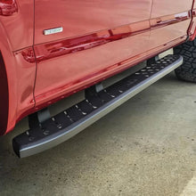 Load image into Gallery viewer, Westin 2015-2018 Ford F-150 SuperCrew Thrasher Running Boards - Textured Black - Back View