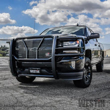 Load image into Gallery viewer, Westin 2016-2018 Chevrolet Silverado 1500 HDX Grille Guard - Black - Back View