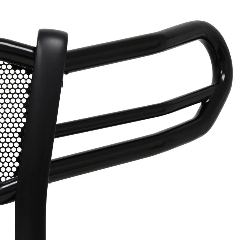 Westin 2016-2018 Toyota Tacoma HDX Grille Guard - Black - Installation View