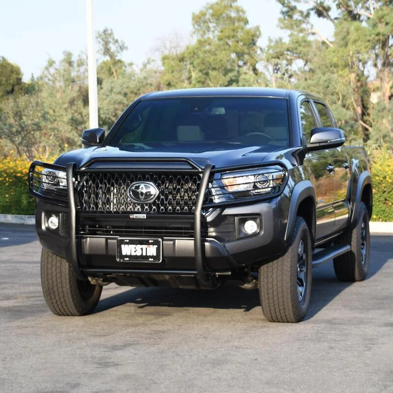 Westin 2016-2018 Toyota Tacoma Sportsman Grille Guard - Black - Back View