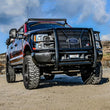 Load image into Gallery viewer, Westin 2017-2018 Ford F-250/350 HDX Grille Guard - Black - Back View