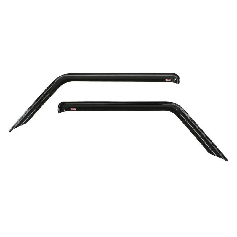 Westin 2018-2019 Jeep Wrangler JL Wade Slim Wind Deflector 2pc - Smoke - Main Product View