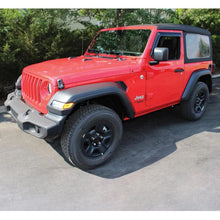 Load image into Gallery viewer, Westin 2018-2019 Jeep Wrangler JL Wade Slim Wind Deflector 2pc - Smoke - Back View