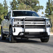 Load image into Gallery viewer, Westin 2019 Chevrolet Silverado 1500 Sportsman Grille Guard - Black - Installation View