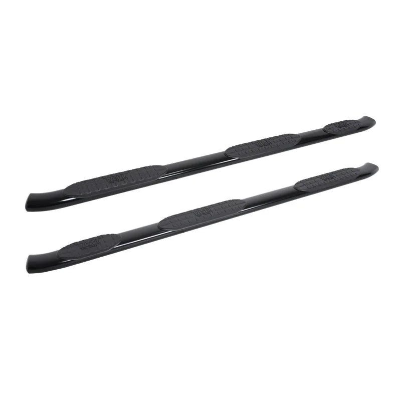 Westin 2019 Chevrolet Silverado Crew Cab w/ 6.5ft Bed PRO TRAXX 5 W2W Oval Nerf Step Bars - Black - Main Product View