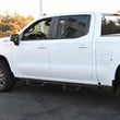 Load image into Gallery viewer, Westin 2019 Chevrolet Silverado / GMC Sierra 1500 Crew Cab Drop Nerf Step Bars - Textured Black - Side View