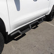 Load image into Gallery viewer, Westin 2019 Chevrolet Silverado / GMC Sierra 1500 Crew Cab Drop Nerf Step Bars - Textured Black - Installation View