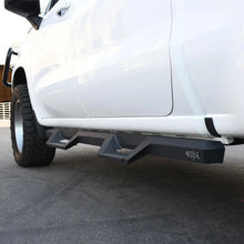 Load image into Gallery viewer, Westin 2019 Chevrolet Silverado / GMC Sierra 1500 Crew Cab Drop Nerf Step Bars - Textured Black - Additional View 6