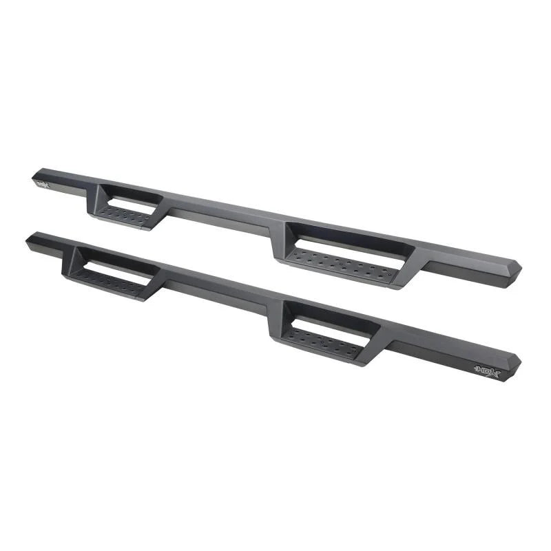Westin 2019 Chevrolet Silverado / GMC Sierra 1500 Crew Cab Drop Nerf Step Bars - Textured Black - Additional View 9