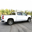 Load image into Gallery viewer, Westin 2019 Chevrolet Silverado/Sierra 1500 (5.5ft) Drop Wheel to Wheel Nerf Step Bars - Txt Black - Back View