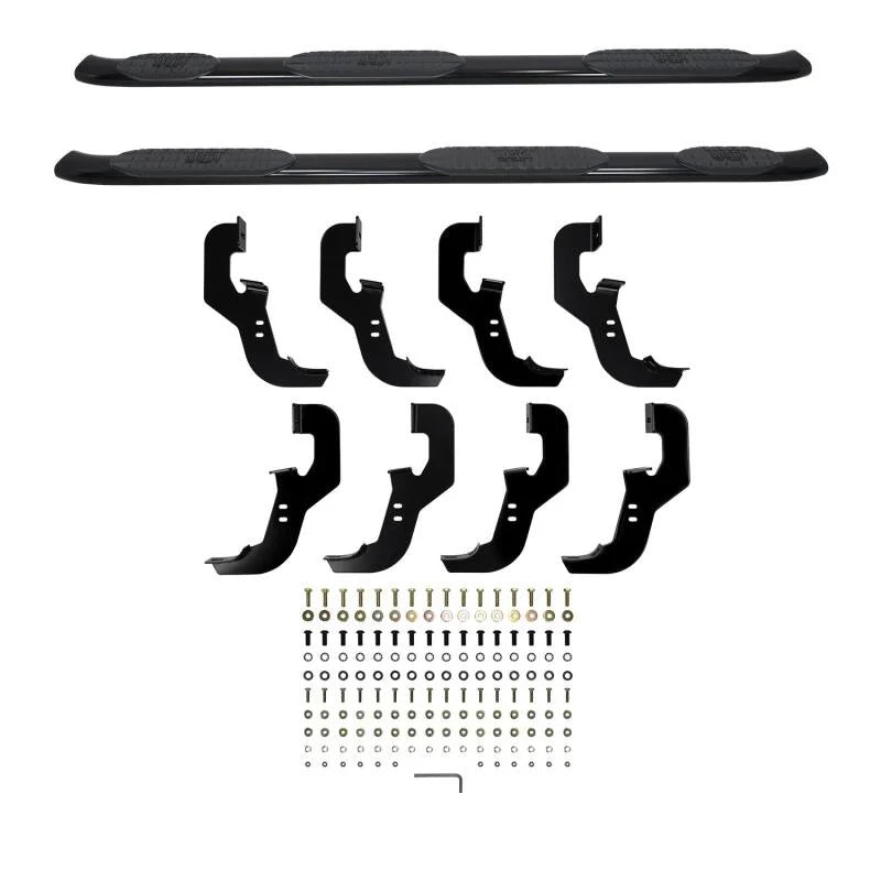 Westin 2019 Chevrolet Silverado/Sierra 1500 CC (5.5ft) PRO TRAXX 5 WTW Oval Nerf Step Bars - Black - Additional View 6